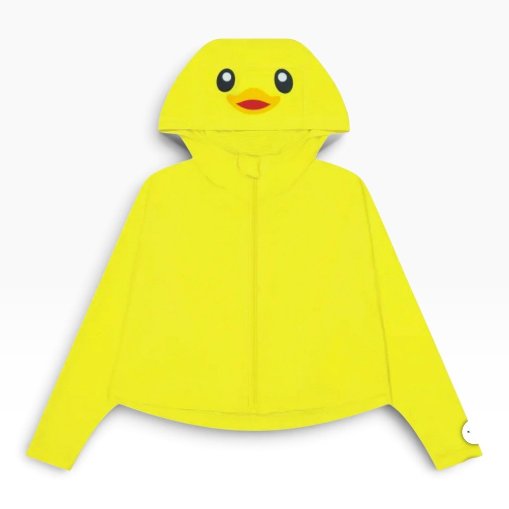 Hazel + Harper UPF Swim Coverup Unisex Kids 2T-4T Yellow Duck Nylon Full Zipper - Picture 2 of 5